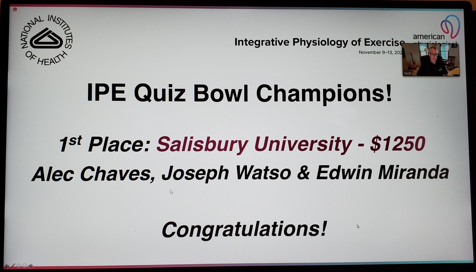 Quiz Bowl Winners Screenshot